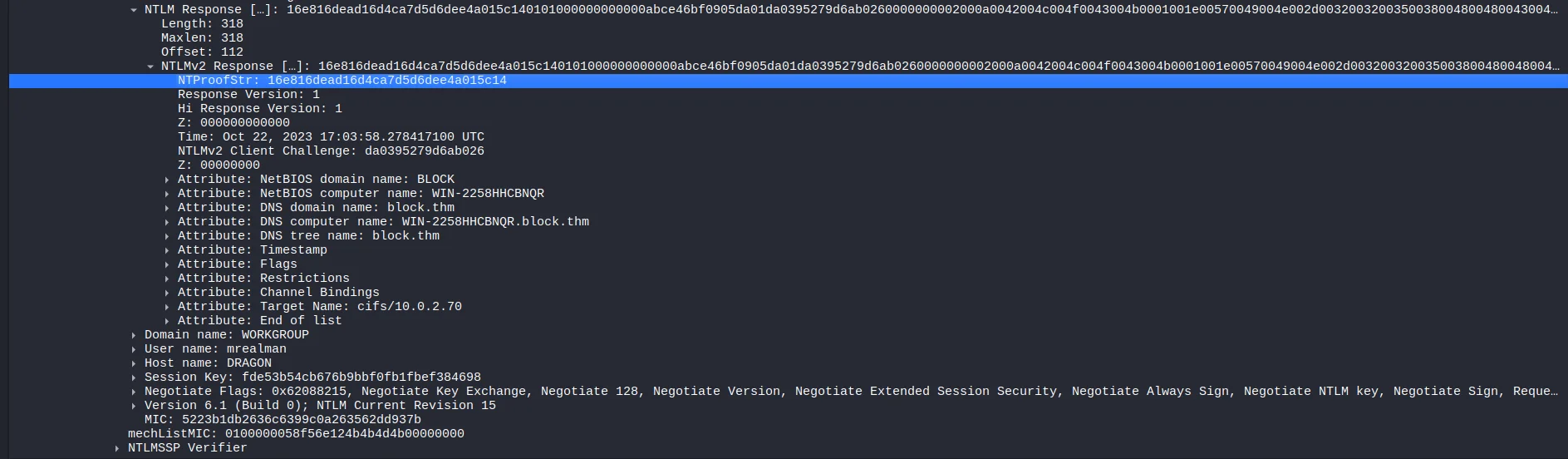 ntproofstr mrm index